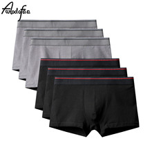 6Pcs/lot Hot Sell Mens Boxers Shorts Cotton Sexy Men Large Size Underwear Mens Underpants Male Panties Shorts U Convex Pouch 6XL 2024 - buy cheap