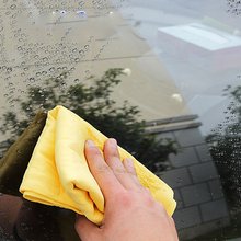 Впитывающее сушильное полотенце из искусственной замши для мытья автомобиля 2024 - купить недорого