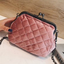 Corduroy Clip Clutch Bags Women Luxury Multicolor Soft Messenger Bags Casual Hairy Plush Pink Day Clutches 2024 - buy cheap