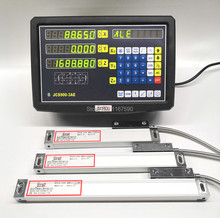 EU USA 3 Axis digital readout with linear scale 100-1020mm 5um Res linear encoder complete dro kits 2024 - buy cheap