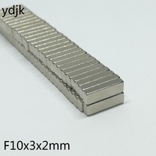 50PCS/LOT N35 Neodymium Magnet 10*3*2 Powerful NdFeB Magnet 10x3x2 Strong Block Permanent Magnets 10 x 3 x 2 2024 - buy cheap