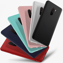 Candy silicone Case For Xiaomi Pocophone F1 Ultra Thin Soft TPU Back Cover For Pocophone F1 Poco phone F1 Case 2024 - buy cheap