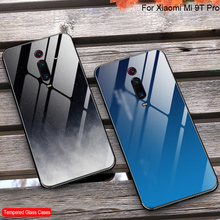 Tempered Glass Case For Xiaomi Mi 9T Pro Silicone soft Back Cover For Xiaomi Mi 9 T Pro Cartoon Pattern Phone Cases 9TPro Shell 2024 - buy cheap