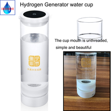 Gerador rico em hidrogênio spe/pem ionizador de eletrólise garrafa de água transmissão sem fio alto puro h2 copo de vidro presente para homens 2024 - compre barato