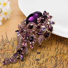 Fashion Women's Longer Rhinestone Pins And Broaches Collar Wedding Jewellery Shiny Brand Antique Gold Hijab Pins Fine Broch Men 2024 - buy cheap