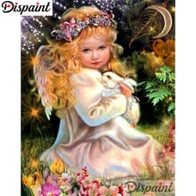 Dispaint Full Square/Round Drill 5D DIY Diamond Painting "Angel girl" Embroidery Cross Stitch 3D Home Decor A10519 2024 - buy cheap