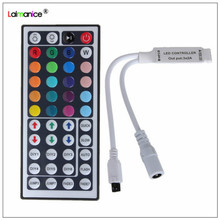 High Quality RGB led controller DC12V mini 44 key IR receiver remote control RGB controller for 5050/3528/2835 led strip light 2024 - buy cheap