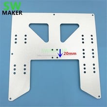 Новая пластина каретки SWMAKER Anet A8 E10, обновленная алюминиевая анодированная Y-образная пластина для 3D-принтера Anet A8 A6 2024 - купить недорого