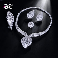 Be 8 Top Quality Bridal Jewelry Sets for Women New Elegent Zircon Paved Bohemia Set Jewelry Wedding Party Accessories S190 2024 - buy cheap