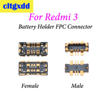 cltgxdd New FPC Connector Port Battery Holder Clip Contact Replacement On Mainboard/Flex Cable For Xiaomi Redmi 3 2024 - buy cheap