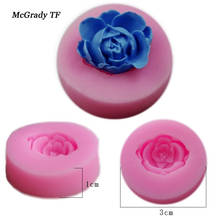 3D Mini Rose Button Shape Cake Tools Cake Cupcake Cake Decorating Tools Silicon Mold Fondant Tool Cake Tools 2024 - buy cheap