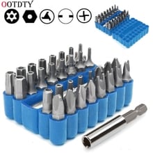 OOTDTY-Juego de llaves inglesas Proof Torx, vástago hexagonal, 33 Uds. 2024 - compra barato