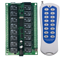 Interruptor de control remoto para automatización del hogar, transmisor y receptor inalámbrico de Radio, de 16 canales, CC de 12V, rf, 433MHZ 2024 - compra barato