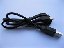 Cable USB de 4 pines macho a Mini USB, 5 pines, 80cm, 0,8 m de largo, Color negro, 25 uds. 2024 - compra barato