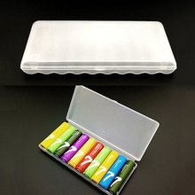 1pc Portable Plastic Battery Case Cover Holder Storage Box For 10pcs AAA Batteries 2024 - buy cheap