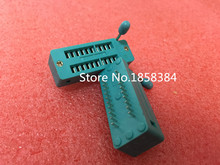Free shipping 10Pcs/Lot 2.54mm 3M Gold DIP 20 Pin 20Pin Universal ZIF IC Socket 2024 - buy cheap
