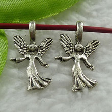 280 pieces antique silver angel charms 23x7mm #1034 2024 - buy cheap