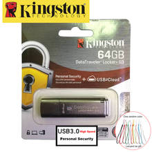 Kingston USB Flash Drive 64GB USB3.0 Metal Pendrive Personal Security Encrypted usb High Speed Memoria Stick cle usb 64gb U Disk 2024 - buy cheap