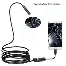 5.5mm Lens 1M/2M Soft Wire Android USB Endoscope Camera USB Pipe Inspection Endoscope OTG USB Borescope Camera Mini Camera 2024 - buy cheap