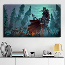 Mundo de Warcrafts Sylvanas-papel tapiz de lienzo, carteles impresos, cuadro de pintura decorativa, arte de pared, decoración moderna para el hogar 2024 - compra barato