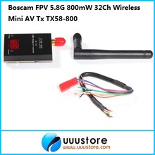 Boscam FPV 5,8G 5,8 ГГц 800 МВт 32Ch беспроводной мини-AV-передатчик TX58-800, Джек 2024 - купить недорого