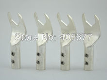 Hi-End  silver plated hifi Spade Plug 8pcs 2024 - buy cheap