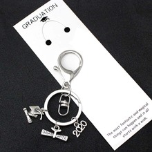 2019 2020 Graduation Graduate Keychain Square College Cap Diploma Senior Keychains Teacher Key Chain Key Ring Women Men Jewelry 2024 - buy cheap
