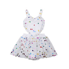 FOCUSNORM Newborn Infant Baby Girl Dress Sequin Jumpsuit Tulle Tutu Sleeveless Romper Dress Outfits Sunsuit 2024 - buy cheap