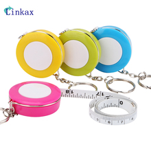 Candy Color Keychain 1.5m Retractable Ruler Centimeter/Inch Tape Measure Mini Ruler Cute Design Great for Travel Camping 2024 - buy cheap