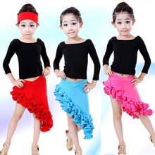 New Latin Dance Dress For Girls Samba Dress Ballroom Kids Dancing Dress Girl Dancewear Kids Ballroom Dresses 2024 - buy cheap