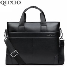 Vintage marca hombre maletines de los hombres de bolso de mensajero de cuero bolsa de cuero de los hombres Bolso de hombro de negocios bolso para computadora portátil portafolio LN370Z 2024 - compra barato