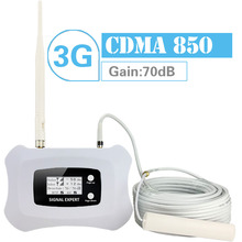 Ретранслятор сигнала Band 5 GSM 850 _ усилитель сигнала 3G CDMA 850 МГц усилитель сигнала сотового телефона с ЖК-дисплеем комплект усиления 70 дБ 2024 - купить недорого