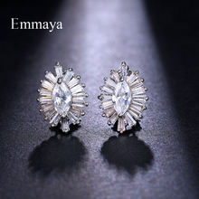 Emmaya Stud Zircon Sun Flower Stud Earrings Cubic Zirconia and Rose Gold For Women Luxury Party Gifts 2024 - buy cheap