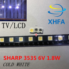 1000pcs SHARP LED backlight LCD TV 3535 3537 LED SMD Lamp bead bead 1.8W 6V 3535 Cold white 2024 - buy cheap