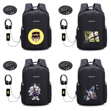 Аниме Золотой Kamuy рюкзак Противоугонный USB зарядный рюкзак для мужчин и женщин, дорожная сумка для ноутбука, школьный рюкзак, 16 стилей 2024 - купить недорого