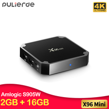 X96 mini TV BOX Android 7.1 2GB 16GB Amlogic S905W Quad Core Support 4K 2.4GHZ Media Player WIFI Smart Set Top Box 1G 8G 2024 - buy cheap