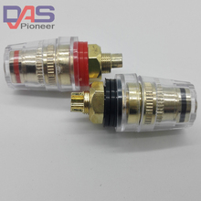 Conector de 20 piezas Enchapado en cobre y oro para amplificador de altavoz, Terminal de encuadernación para amplificador de altavoz, 4MM, enchufe Banana, rojo, negro, 20 piezas 2024 - compra barato