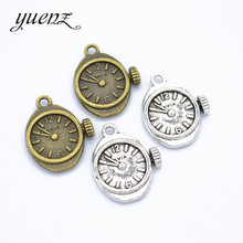 YuenZ 8 pcs Antique Silver color Watch Charm Bracelet Necklace Jewelry Making Handmade DIY 21*17mm J368 2024 - buy cheap