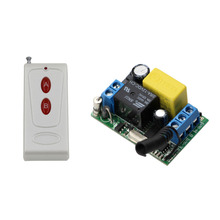 Mini Size AC 220V 1CH 1CH 10A Wireless Remote Control Switch Relay Receiver + A B Button Remote Transmitter ,315/433.92 MHZ 2024 - buy cheap