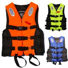 Professional swimming life jacket drifting adult/children clothes fishing vest snorkeling whistle cross 2024 - buy cheap