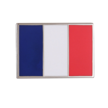 Crachá de pino duro esmaltado de bandeira francesa 2024 - compre barato