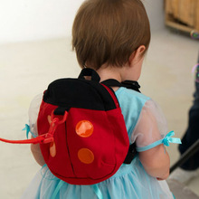2015 ladybug cartoon children's toddler-leash-backpack baby walking assistant learning kid bag anti lost bag for toddler 2024 - buy cheap