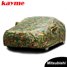 Kayme-Cubiertas impermeables para coche, accesorio de camuflaje que protege del sol, exterior, para mitsubishi pajero Lancer 10 asx Outlander 2016 2024 - compra barato