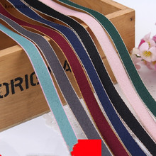 Kewgarden 9 mm Thick Color Edge Cotton Linen Satin Ribbons Handmade Tape DIY Bowknot Ribbon Accessories Riband 10m/ lot 2024 - buy cheap
