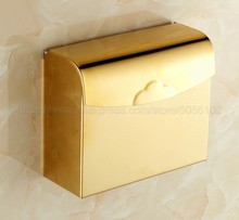 Bathroom Brass Toilet Paper Roll Holder Toilet Tissue box Brass Gold Color Paper Towel Rack zba299 2024 - buy cheap