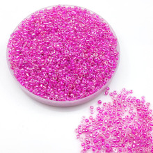 16g 1000X 2mm 12/0 AB Pink Colored Round Transparent Loose Spacer Beads Cezch Glass Seed Beads Handmade Jewelry DIY Garment Bead 2024 - buy cheap
