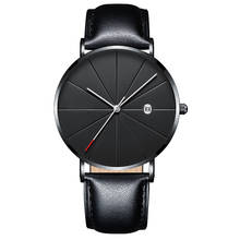 Modern Luxury Business Men's Quartz Watch Relojes Hombre Leather Belt Watches Fashion Men Clock Drop Shipping Relogio Masculino 2024 - buy cheap