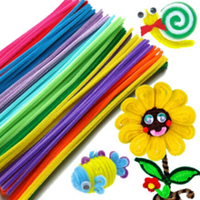 50pcs/set Plush Stick & Shilly-Stick Children's Educational Toys Handmade Art DIY Materials and Craft Materials 2024 - buy cheap