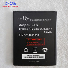 2019 Высококачественный аккумулятор BL4019 для Fly IQ446 IQ 446 Li-Ion 2000mAh Мобильный телефон аккумулятор батареи 2024 - купить недорого