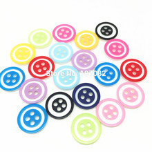 100 шт 13 мм Мульти смолы круглые 4 отверстия Швейные Кнопки Детские кнопки для скрапбукинга 2024 - купить недорого